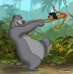 Baloo + Mowgli | Jungle Book is one of the Bug's favorite stories