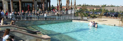 Pool at Mariner's church (in Newport Beach) doubles as a baptistry