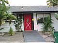 Yellolw-tagged home on Flamingo Road, Bluebird Canyon, Laguna Beach