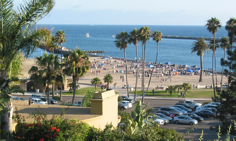 The Beach at Big Corona in Corona del Mar, Newport Beach, California