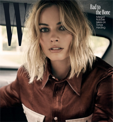 Margot Robbie on the cover of W magazine