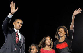 President-elect Obama & family