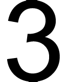 Arabic numeral three