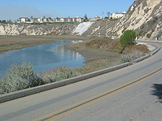 Newport Back Bay Road & Loop bike path: Newport Beach, California