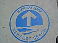 Newport Beach Back Bay Loop Logo (on bike path)