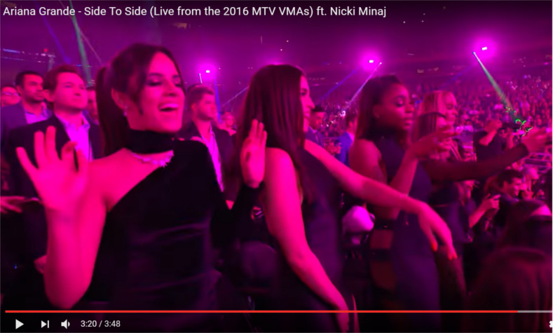 Camila & Fifth Harmoney feeling the love at the 2016 VMAs at MSG in NYC