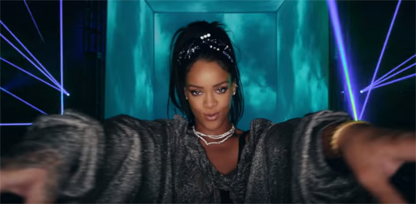Rihanna's eyes in This Is What You Came For