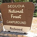 Redwood Meadow Campground, Sequoia National Forest, Southern Sierra Mountains