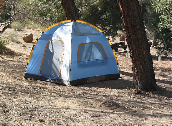 Our New Tent, Sequoia National Forest, Southern Sierra Mountains
