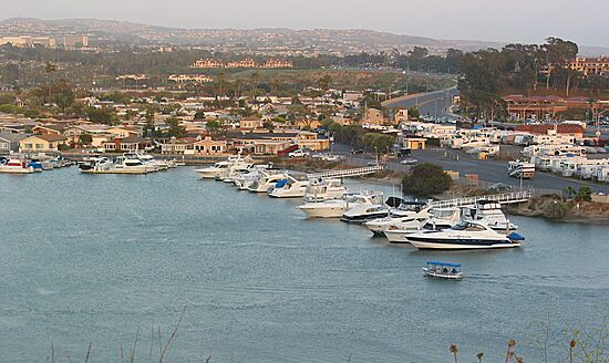 Boat Marina at Newport Dunes | Viewed from Castaways Park, Newport Beach, California