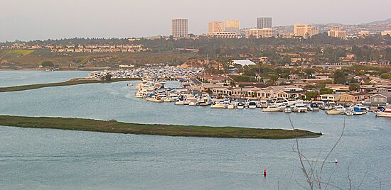 Boat Harbor at Newport Dunes | Viewed from Castaways Park, Newport Beach, California