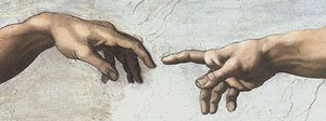 Michelangelo's Finger of God
