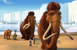 Manny the Mammoth in Ice Age the Meltdown
