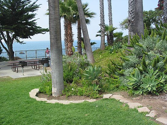 Picnic area, Heisler Park, Laguna Beach, Orange County, California