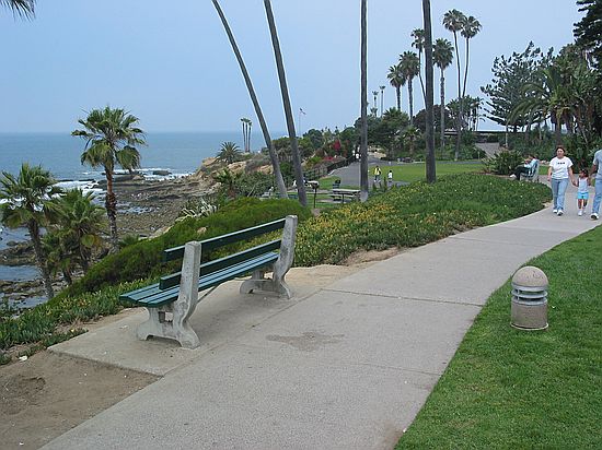 Coastal Promenade, Heisler Park, Laguna Beach, Orange County, California